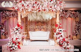 Indian Fusion Wedding Decor Open Theme Mandap