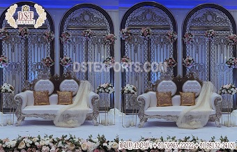 New Designer Metal Panels For Wedding Stage