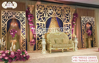 Stunning Reception Night Stage Laser Frame