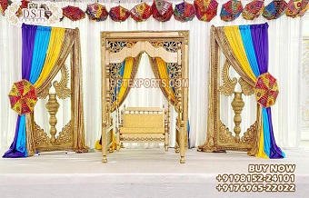 Affordable Wedding Sangeet Night Stage Decor