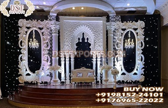 Christian Wedding Reception Night Stage Setup