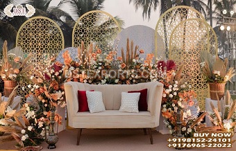 Modern Wedding Party Laser Cut Frame Decor