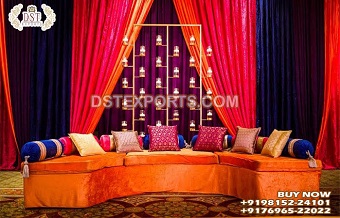Muslim Mehndi Night Bridal Seat Decoration
