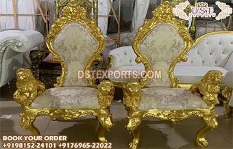 Fancy Wedding Chairs for Bride & Groom