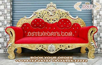 Royal Maharaja Wedding Sofa For Bride & Groom