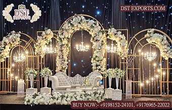 Elegant Metal Stands Frame For Event Decoration