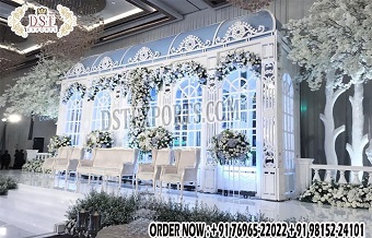 Victorian Window Theme Wedding Stage