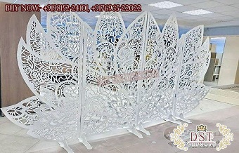 Lotus Shape Metal Panel For Wedding Events