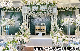 Elegant Triveni Mandap For Canadian Weddings
