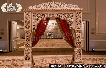 Indian Wedding Jodha Akbar Mandap Entrance Decor
