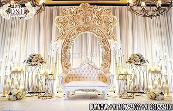 Fiber Crown Panel for Wedding Back Stage Decor