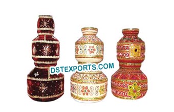 Weeding Meenakari Decorative Pot