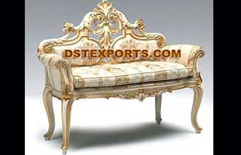 Royal Wedding Gold Plated Sofa
