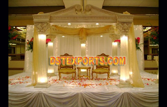 Decorated  Lighted Wedding Mandap Set