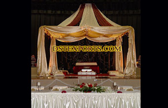 Golden Wedding Mandap Set