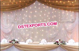 Decorated Star Wedding Backdrops