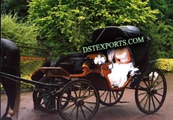 BLACK WEDDING CARRIAGE