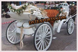 BEAUTIFUL  WEDDING HORSE CARRIAGE