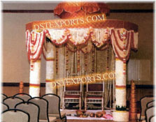 INDIAN WEDDING ROUND FLOWER MANDAP