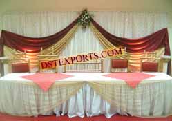 DECORATED WEDDING STAGE BACKDROPS