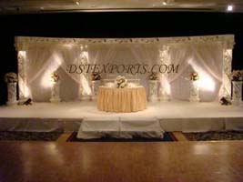 SILVER WEDDING STAGE