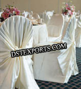 BANQUET HALL CHAIR COVERS WITH TIE BACK