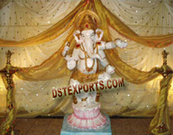 DECORATED LORD GANESHA STATUE