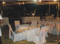 WEDDING TABLE CLOTHES AND CHAIR COVERS