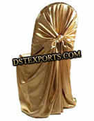 DESIGNER GOLDEN CHAIR COVERS