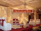 WEDDING LIGHTED CRYSTAL MANDAP