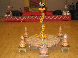 INDIAN WEDDING DECORATED KALASH POTS