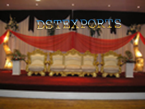 ASIAN WEDDING GOLDEN FURNITURE