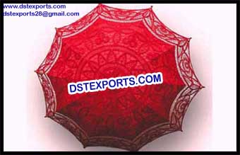Designer Red Umbrella