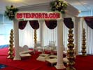 INDIAN WEDDING ROMAN PILLAR MANDAP