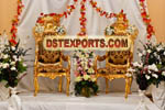 WEDDING NEW DESIGNER GOLDEN CHAIRS