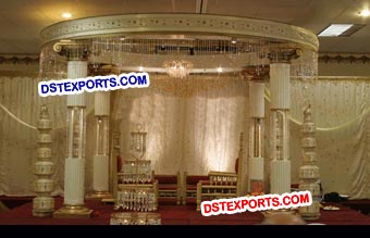 Wedding Designer Roman Crystal Mandap