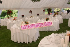 WEDDING WHITE TABLE CLOTHES