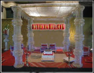 NEW DESIGNER CRYSTAL MANDAP