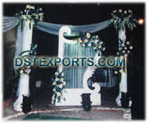 WEDDING DHANUSH STAGE BACKDROP