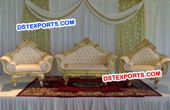 Stylish Golden Stage Sofa Set