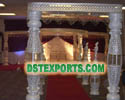 WEDDING SILVER CRYSTAL BOTTLE MANDAP