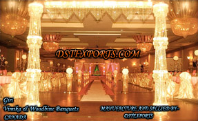 LATEST DESIGNER WEDDING CRYSTEL MANDAP