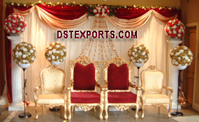 WEDDING  STYLISH GOLDEN  FURNITURE23