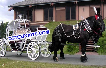 New Wedding Cinderella Horse Carriage