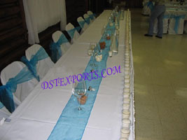 SATIN TABLE OVERLAYS