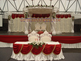 INDIAN WEDDING CRYSTAL STAGES