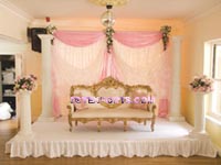 WEDDING GOLDEN CARVED SOFA