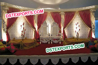 Muslim Wedding Stage Backdrops