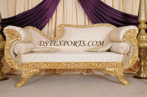 WEDDING DESIGNER GOLDEN  SOFA