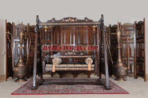 ASIAN WEDDING ANTIQUE STAGE WITH SWING